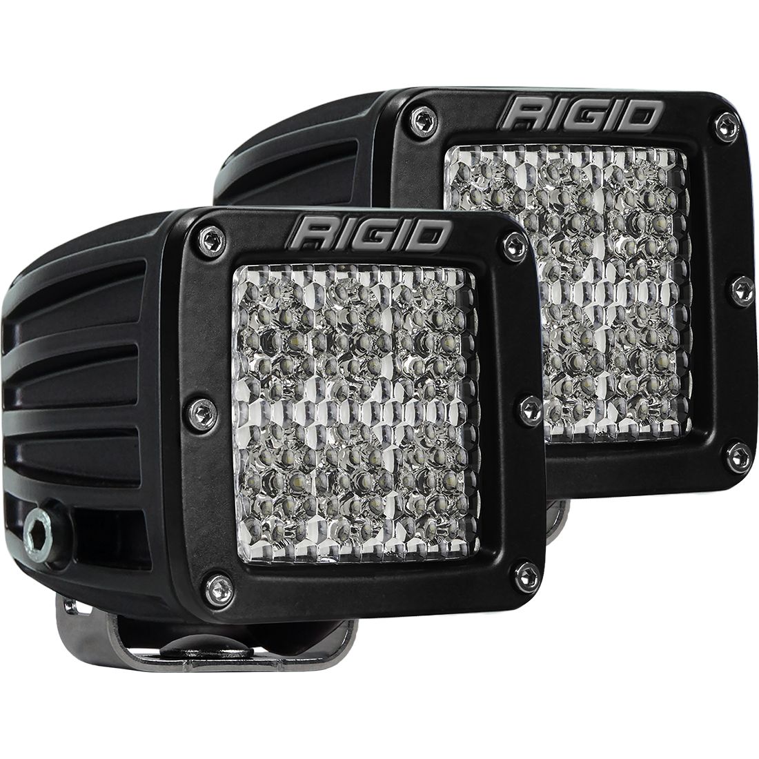 Rigid Industries D-Series Pro Specter Diffused Surface Mount Black (2 Lights) MAIN