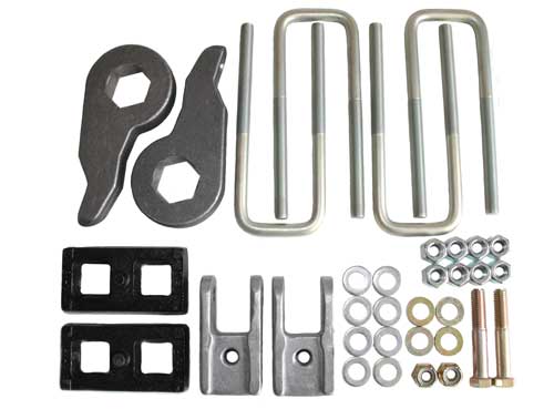GMC 1500 3" Lift Kit w/1" lift blocks 4WD 1999-2007 (6-lug) LARGE