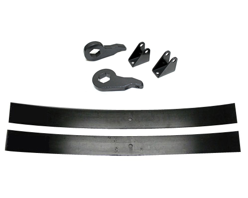 Fat Bob's Garage, Part # 5058-AAL50-EXT8L, Chevrolet/GMC 3500HD 3" Lift Kit w/ Rear Add-A-Leaf 4WD/2WD 2000-2010 (8-lug) MAIN