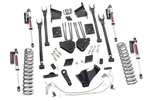 Rough Country 6in for Ford 4-Link Lift Kit|Vertex 15-16 F-250 4WD|Overloads LARGE