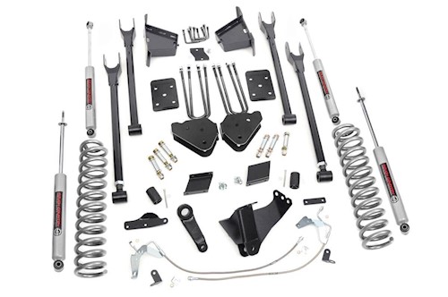 Rough Country 6in for Ford 4-Link Suspension Lift Kit 15-16 F-250 4WD | Diesel LARGE