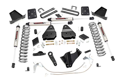 Rough Country 6in for Ford Suspension Lift Kit w/V2 Shocks 11-14 F-250 4WD 56470 LARGE