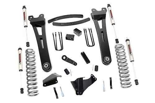 Rough Country 6in for Ford Lift Kit|Radius Arms w/V2 Shocks 05-07 F-250/350 4WD LARGE
