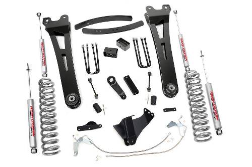 Fat Bob's Garage, Rough Country part #539.20, Ford F250/F350 Super Duty 6" Radius Arm Suspension Lift Kit 4WD 2008-2010 LARGE