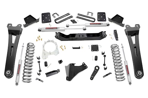 Rough Country 6" for Ford Lift Kit w. Radius 17-19 F-250 4WD w/o overld|Diesel LARGE