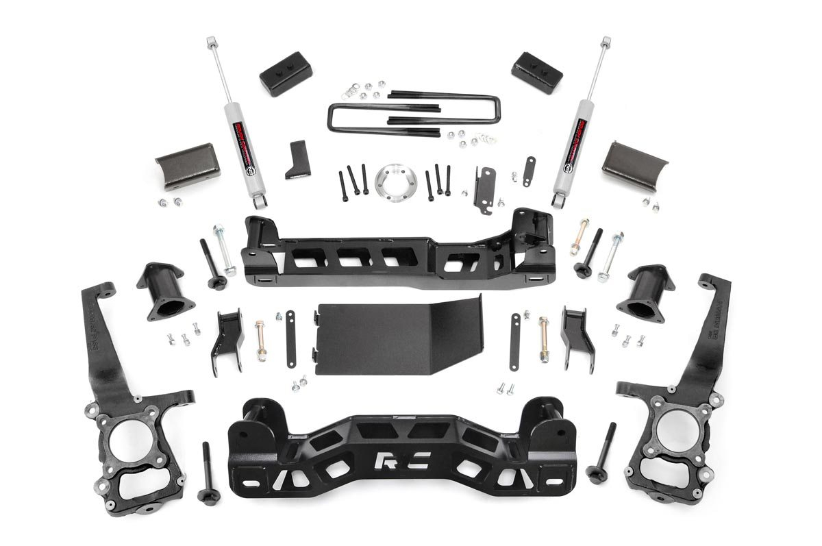 Fat Bob's Garage, Rough Country Part #59930, Ford F150 4" Suspension Lift Kit 4WD 2009-2010 MAIN