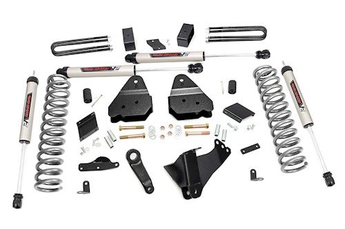 Rough Country 4.5in for Ford Suspension Lift Kit w/V2 Shocks 11-14 F-250 4WD LARGE