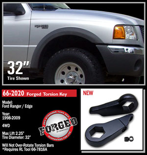 Fat Bob's Garage, Ready Lift Part #66-2020, Ford Ranger 2.25" Leveling Lift Kit 4WD 1998-2011 MAIN