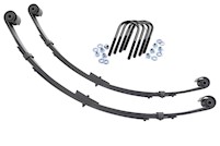 Rough Country Rear Leaf Springs Military Wrap 4" Lift For Jeep Wrangler YJ 87-95 MAIN