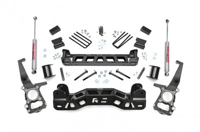 Fat Bob's Garage, Rough Country part #572.20, Ford F150 4" Suspension Lift Kit 2WD 2009-2014 MAIN