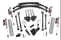 Rough Country 6in for Ford 4-Link Lift System w/Vertex Shocks 05-07 F-250/350 MAIN