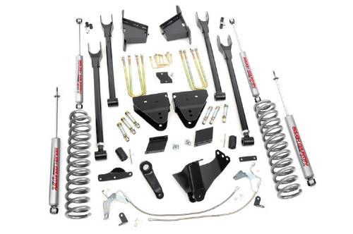 Fat Bob's Garage, Rough Country part #589.20, Ford F250 Super Duty 6" 4 Link Suspension Lift Kit, Diesel 4WD 2015 MAIN