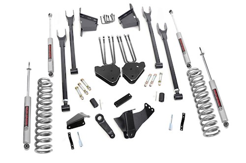 Rough Country 8in for Ford 4-Link Lift Kit w/N3 Shocks 05-07 F-250/350|Diesel LARGE