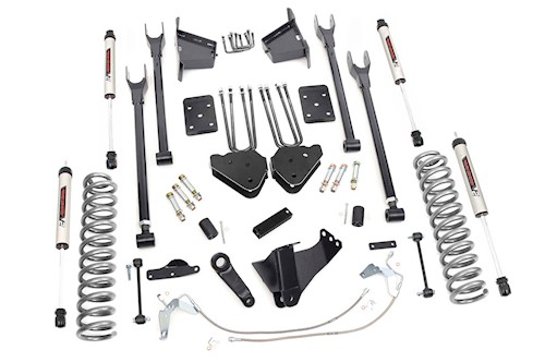 Rough Country 8in for Ford Lift Kit|4-Link w/V2 Shocks 08-10 F-250/350 4WD 59270 LARGE