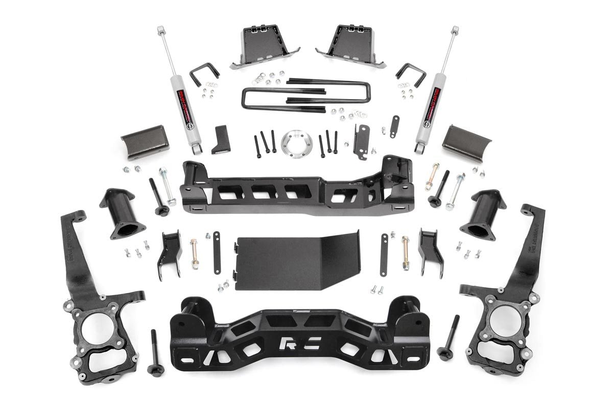Fat Bob's Garage, Rough Country part #57530, Ford F150 6" Suspension Lift Kit 4WD 2011-2014 MAIN
