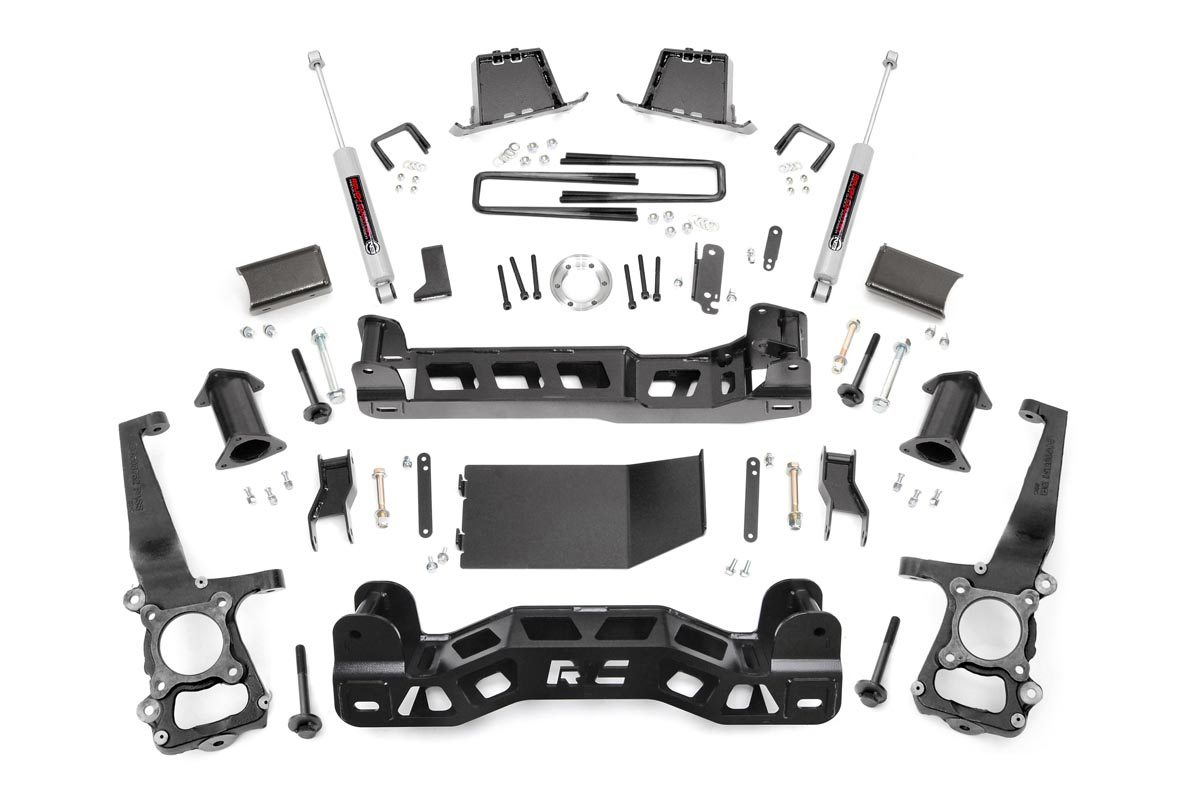 Fat Bob's Garage, Rough Country part #57530, Ford F150 6" Suspension Lift Kit 4WD 2011-2014 THUMBNAIL