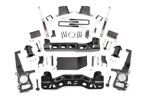 Rough Country 6 Inch Lift Kit For Ford F-150 4WD (2014) -57530_A LARGE