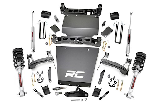Rough Country 5in GM Suspension Lift Kit w/N3 Shocks & Struts 14-18 1500 PU 4WD LARGE