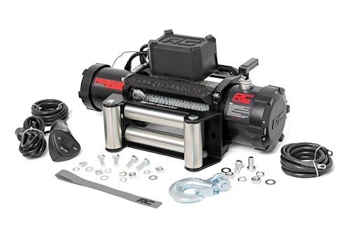 Rough Country 9500lb Pro Series Electric Winch | Steel Cable PRO9500 LARGE
