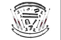 Rough Country 4 Inch Lift Kit V2 Manual Steer for Jeep Wrangler YJ 4WD 87-95 MAIN