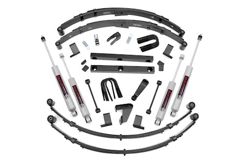 Rough Country 4in Suspension Lift Kit Manual Steering for Jeep 620MN2 LARGE