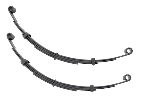 Rough Country Front Leaf Springs 4" Lift Pair International Scout II 4WD 71-1980 LARGE