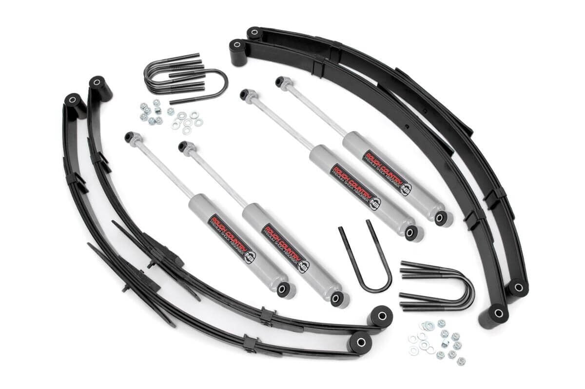 Fat Bob's Garage, Rough Country Part #735.20, Toyota FJ40 Land Cruiser 4" Lift Kit 1968-1980 MAIN