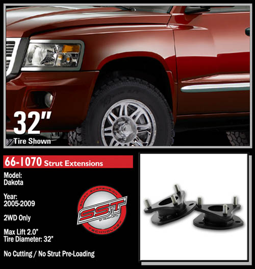 2011 dodge dakota lift kit 4wd