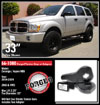 Fat Bob's Garage, Ready Lift Part #66-1080, Dodge Durango 2.25" Front Leveling Kit 4WD/2WD 2004-2010 THUMBNAIL