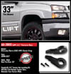 Fat Bob's Garage, Ready Lift Part #66-3000, GMC Sierra 1500 Classic 2.5" Front Leveling Kit 4WD 1999-2006 (6-lug) THUMBNAIL