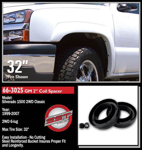 2001 chevy silverado 2wd leveling kit