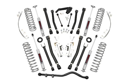 Rough Country 4in X-series Suspension Lift Kit 07-18 for Wrangler JK Unlimited LARGE