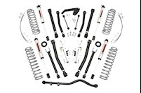 Rough Country 4in X-series Lift Kit w/V2 Shocks 07-18 for Wrangler JK Unlimited MAIN