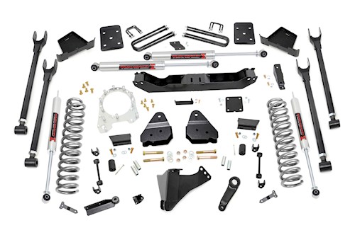 Rough Country 6 Inch Lift Kit Diesel 4 Link M1 for Ford SuperDuty 4x 17-22 50840 LARGE