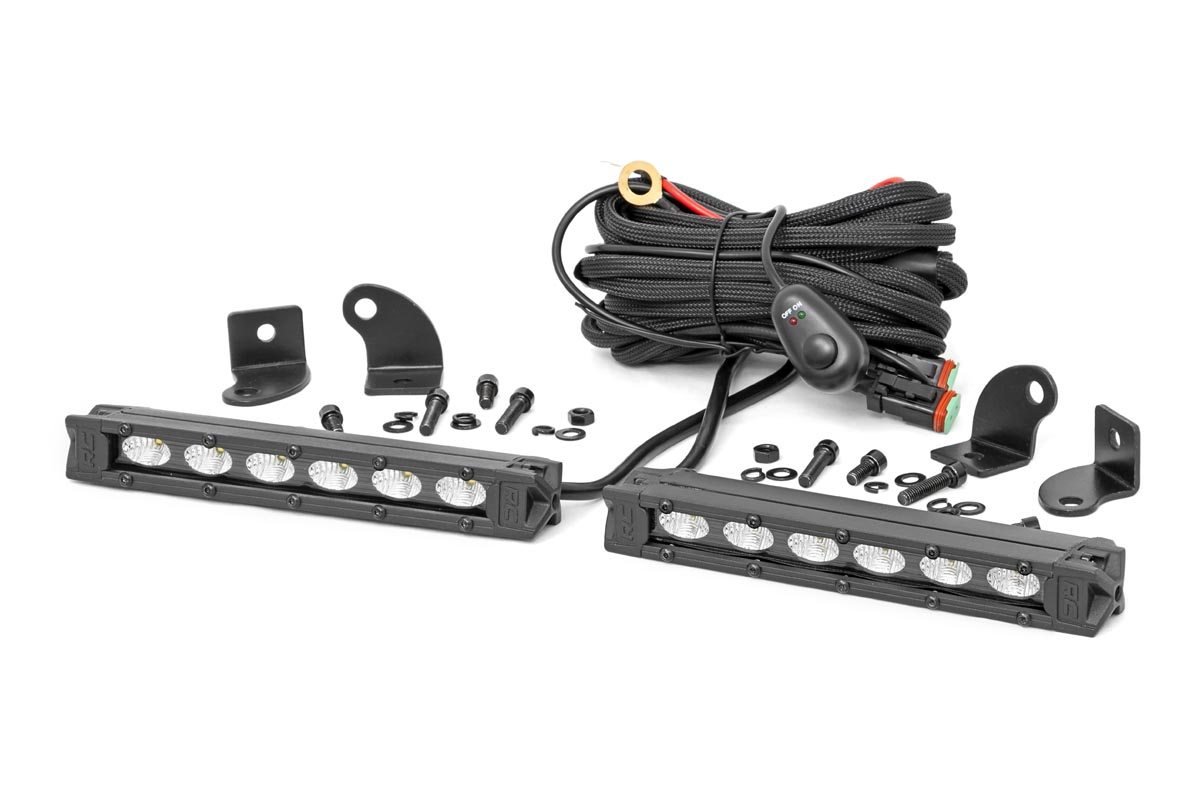 Rough Country 6" Slimline Cree LED Light Bars - Pair MAIN