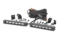 Rough Country 6-inch Slimline Cree LED Light Bars (Pair Black Series) 70406ABL MAIN