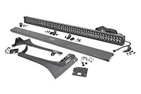 Rough Country 50" LED Light Bar Dual-Row Blk Series for Gladiator Wrangler JL MAIN
