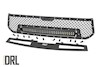 Rough Country Mesh Grille w/30in Dual Row BLK Ser LED w/Amber for 14-17 Tundra THUMBNAIL