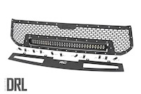 Rough Country For Toyota Mesh Grille w/30" DRow Blk Series LED Cool 14-17 Tundra MAIN