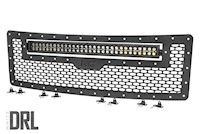 Rough Country for Ford Mesh Grille w/30" Dual Row Blk Series LED Cool 09-14 F150 MAIN