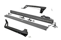 Rough Country LED Light Mnt 50" Black Dual Row W/DRL for Jeep Wrangler JK 07-18 MAIN