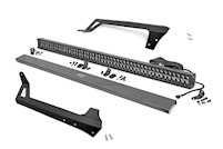 Rough Country For Jeep JK 50" Light Bar Kit w/50in BLK Ser LED Light w/Amber MAIN