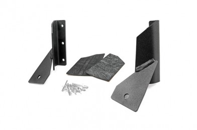 Fat Bob's Garage, Rough Country part #70525, Jeep XJ Lower Windshield Light Mounts MAIN