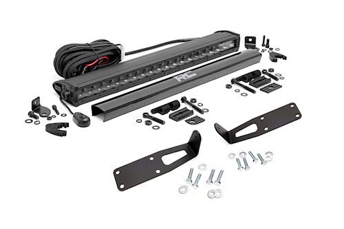 Rough Country Hidden Bumper Kit w/20" LED Light Bar BLK Ser 03-18 for RAM 2500 LARGE