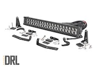 Rough Country For Nissan 20in LED Bumper Kit|Black w/Amber DRL 16-20 Titan XD MAIN