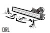 Rough Country For Nissan 20" LED Bumper Kit|Chrome w/Amber DRL 16-20 Titan XD THUMBNAIL