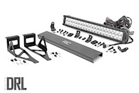 Rough Country for Ford 20in LED Bumper Kit|Chrome w/White DRL 05-07 F-250/350 MAIN
