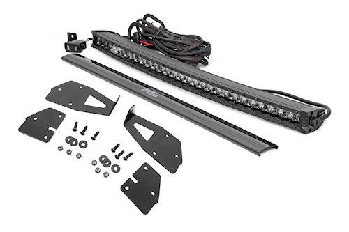 Rough Country for Ford 30in LED Hidden Grille Kit w/Black DRL 17-20 F-150 Raptor LARGE