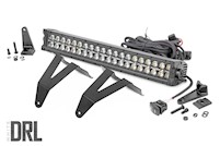 Rough Country Dodge 20" LED Bumper Kit|Black Series White DRL 19-20 for RAM 1500 MAIN