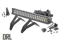 Rough Country 20" LED Bumper Kit|BLK Ser w/Amber White DRL 19-20 for RAM 1500 MAIN